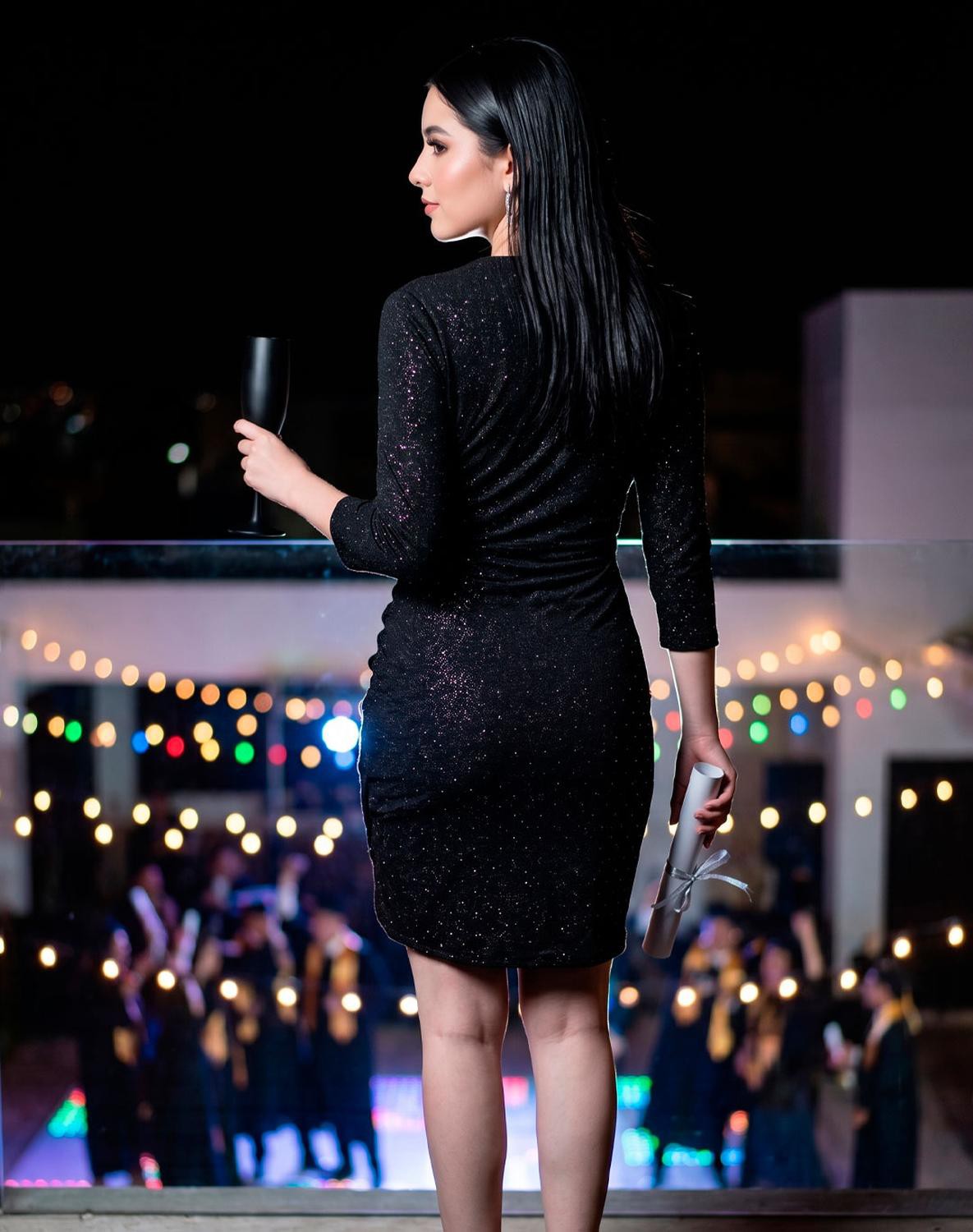 Vestido Mujer Formal Negro Stfashion 53005806 image number null