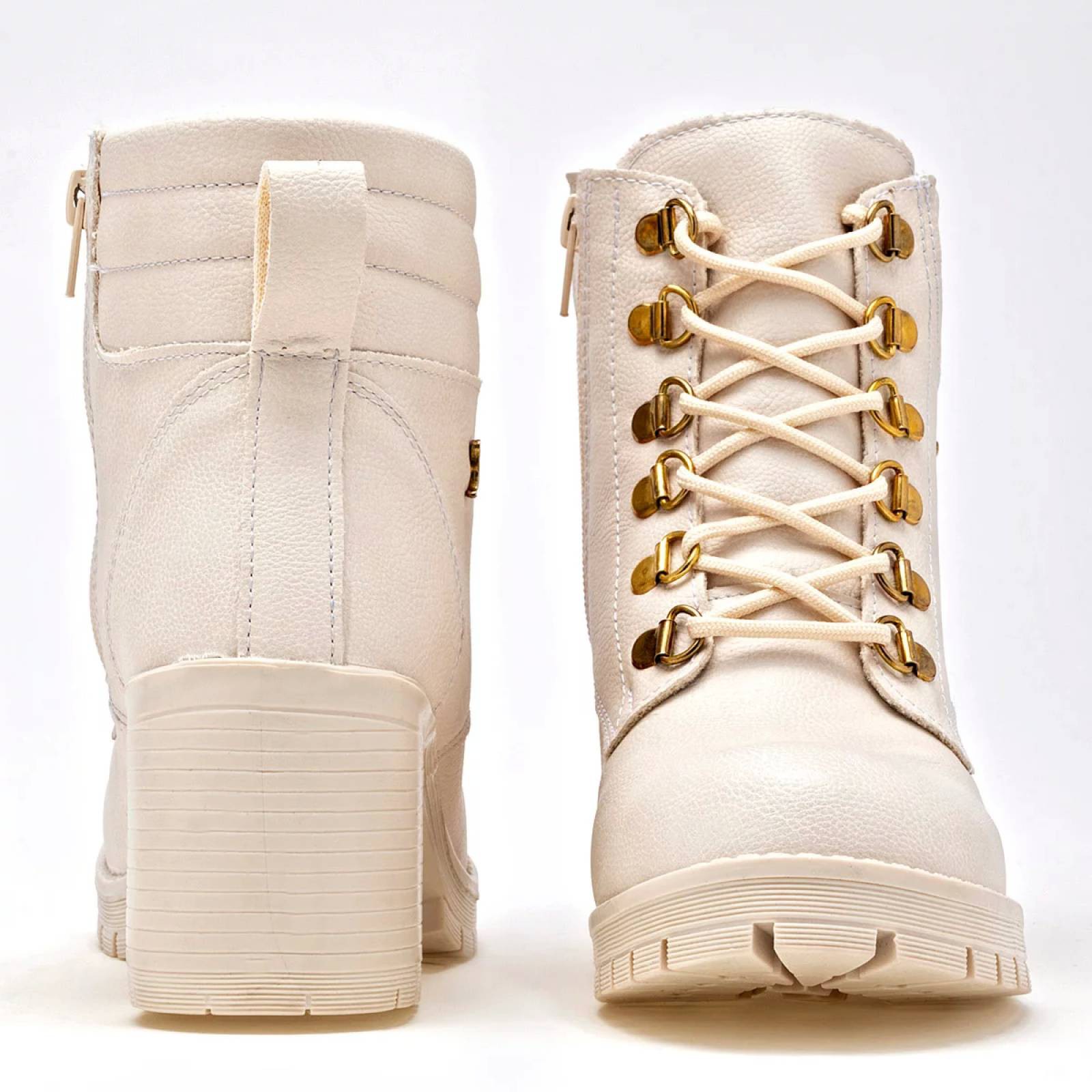 BOTA CON AGUJETA Y PLATAFORMA Para Mujer Celex 631, Color LATTE CE V7 image number null
