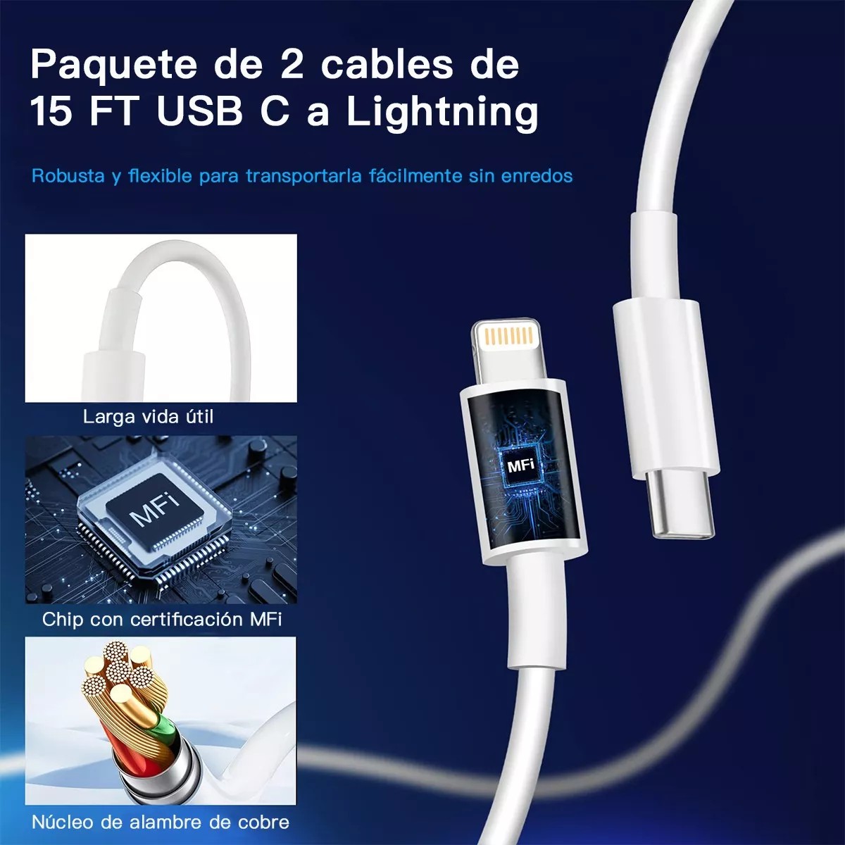 2 Pcs 20w Cargador De Carge R&aacute;pida Para X 11 12 13 14 Blanco image number null