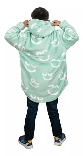 Coomfi - Maxi Hoodie, Sudadera Para Dormir Unitalla Infantil Verde image number null