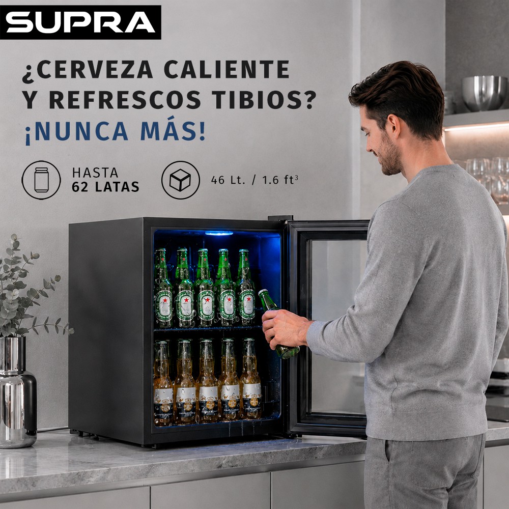 Enfriador de Bebidas Supra 46 Litros BERNA image number null