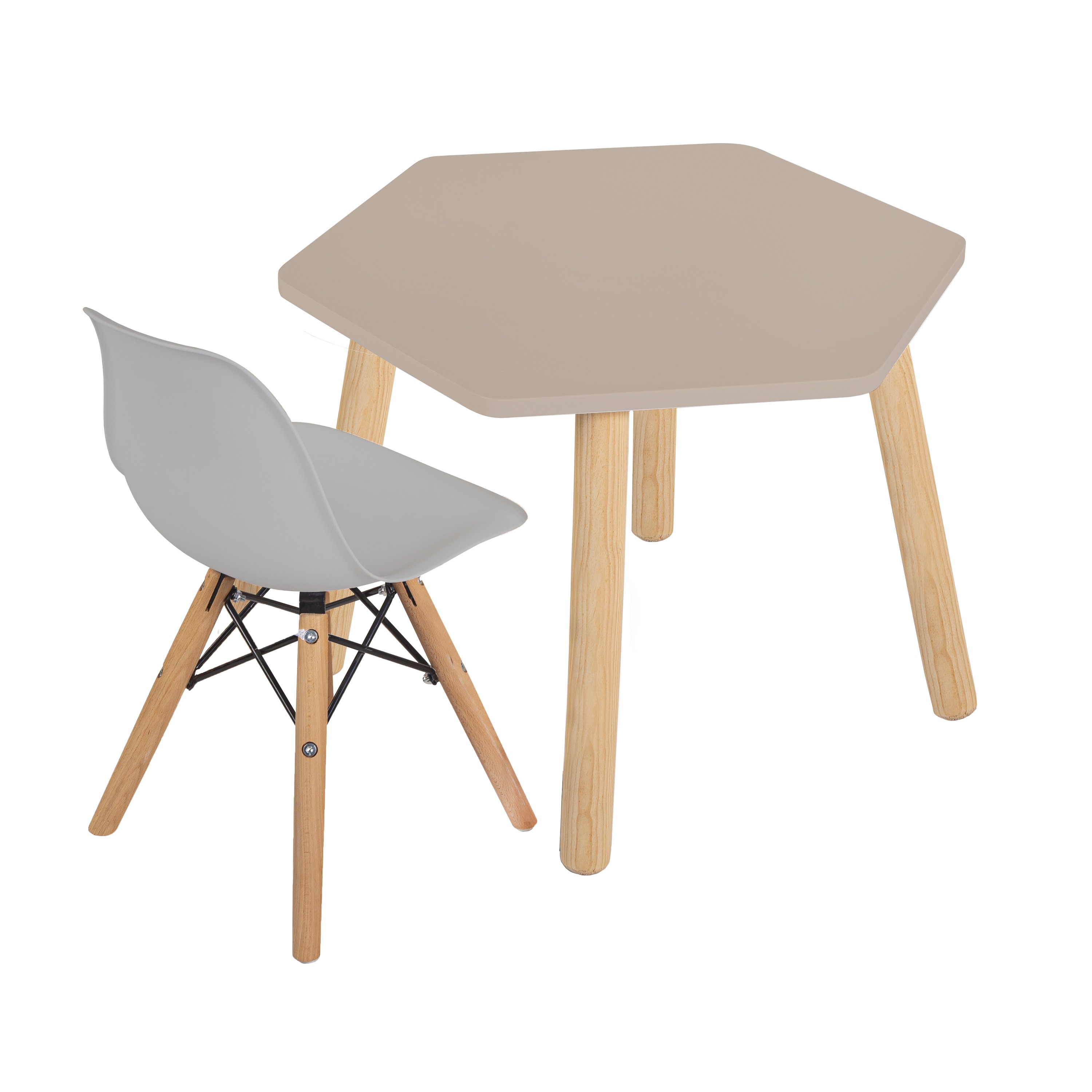 Mesa con silla para ni&ntilde;os &ndash; 7 acabados mate. image number null