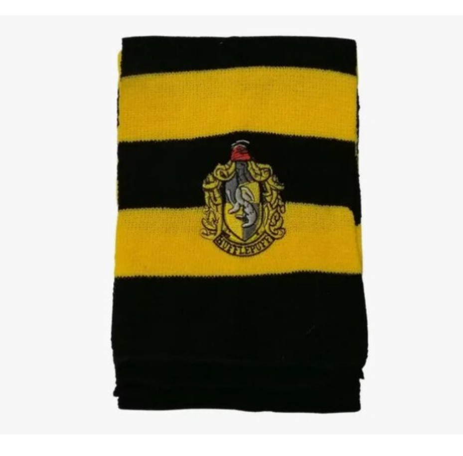 Bufandas Harry Potter Hogwarts Bordado color amarillo image number null