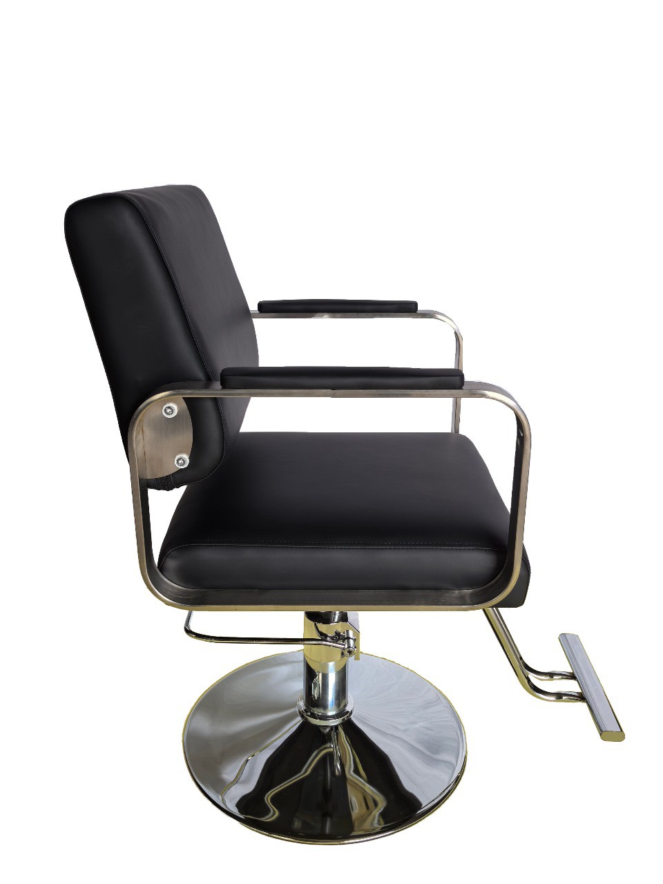 Silla Profesional De Corte Hidr&aacute;ulica Con Descansapies Est&eacute;tica Barber&iacute;a WS03 Letmex image number null