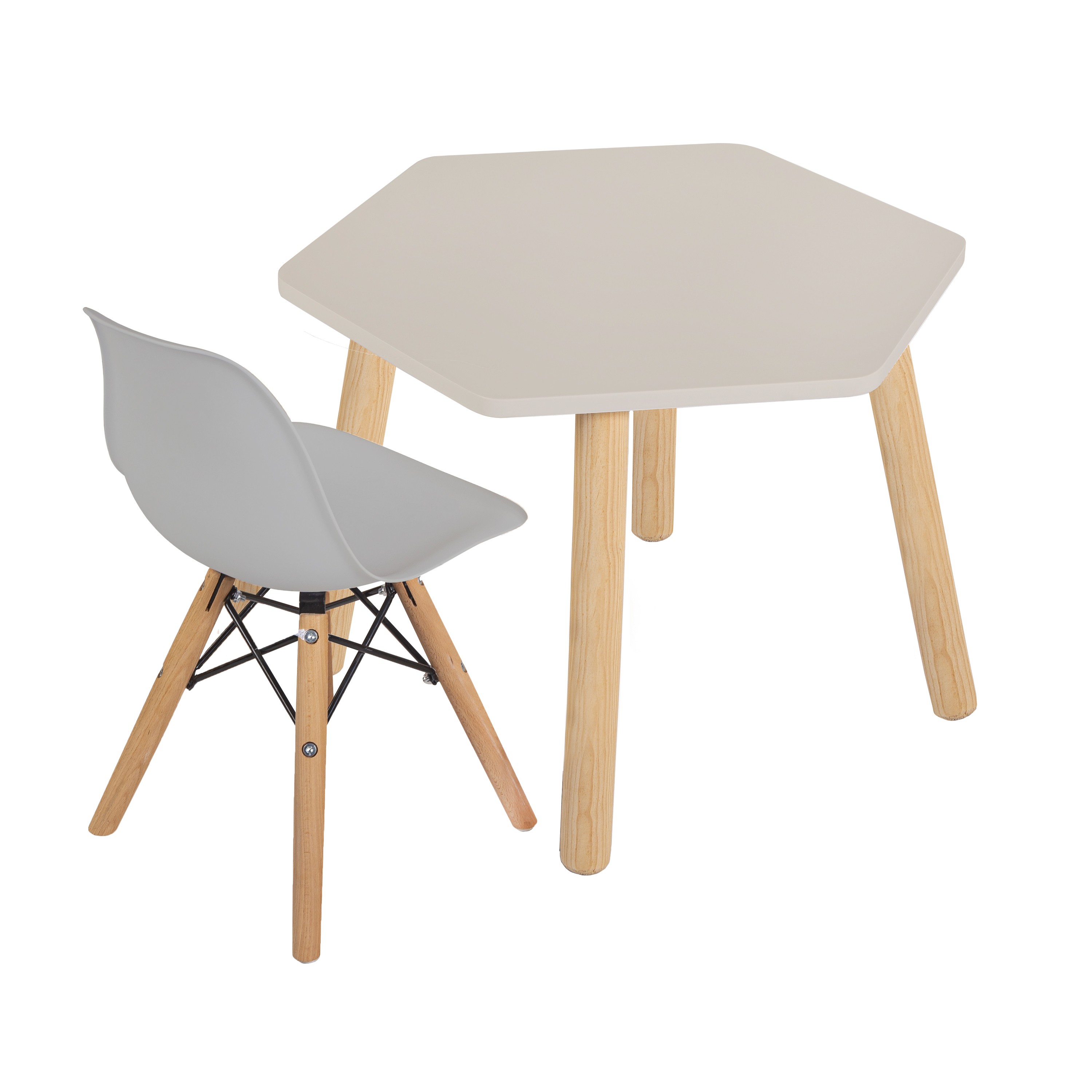 Mesa con silla para ni&ntilde;os &ndash; 7 acabados mate. image number null