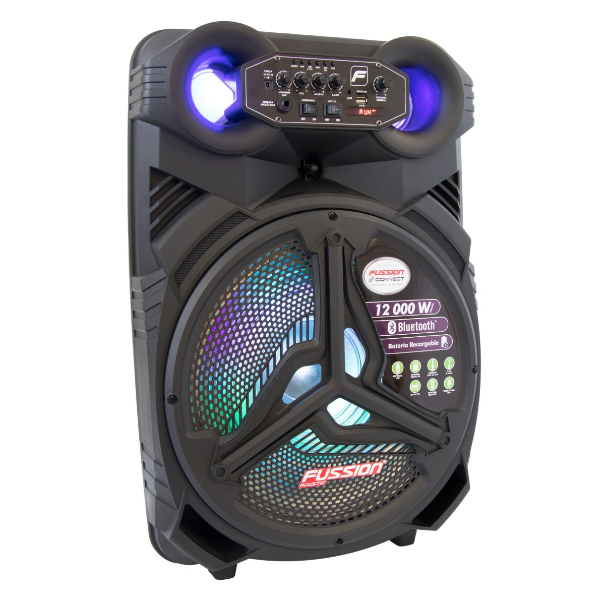 Bafle Amplificado Fussion PBS-15007 15" 12 000W P.M.P.O ENDY12** image number null