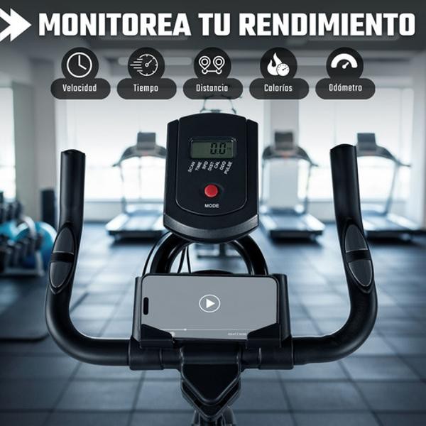 Bicicleta Spinning Fija Estacionaria Fitness Monitor Pulso Centurfit image number null