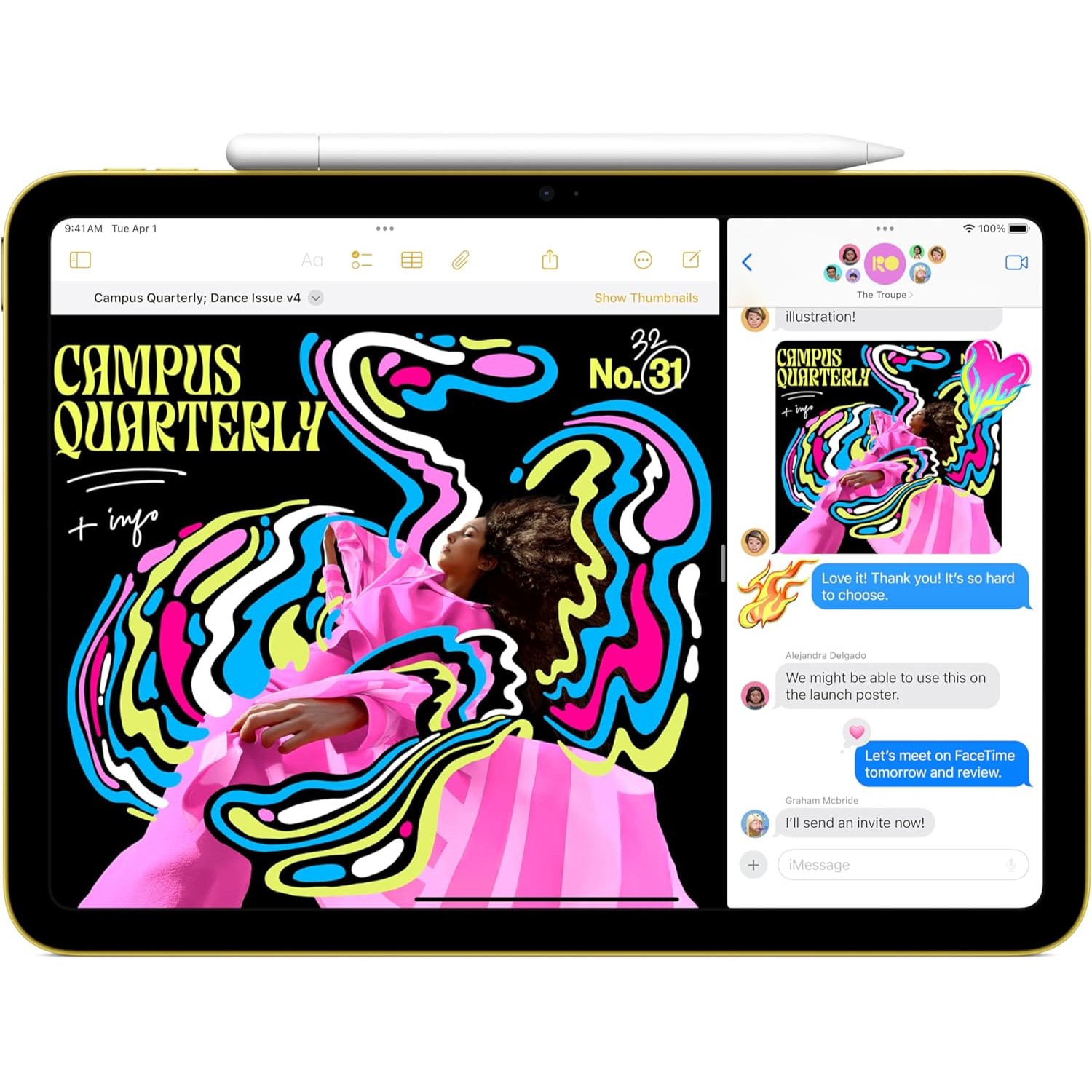 Apple iPad 2025 11 Pulgadas 256GB Chip A16 WiFi Color Rosa image number null