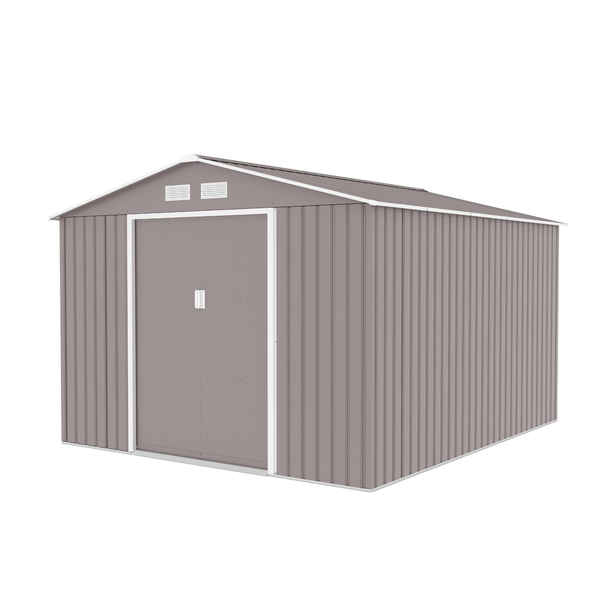 Bodega Cobertizo Exterior Ultra de Metal 277 x 195 x 203 cm Color Gris image number null