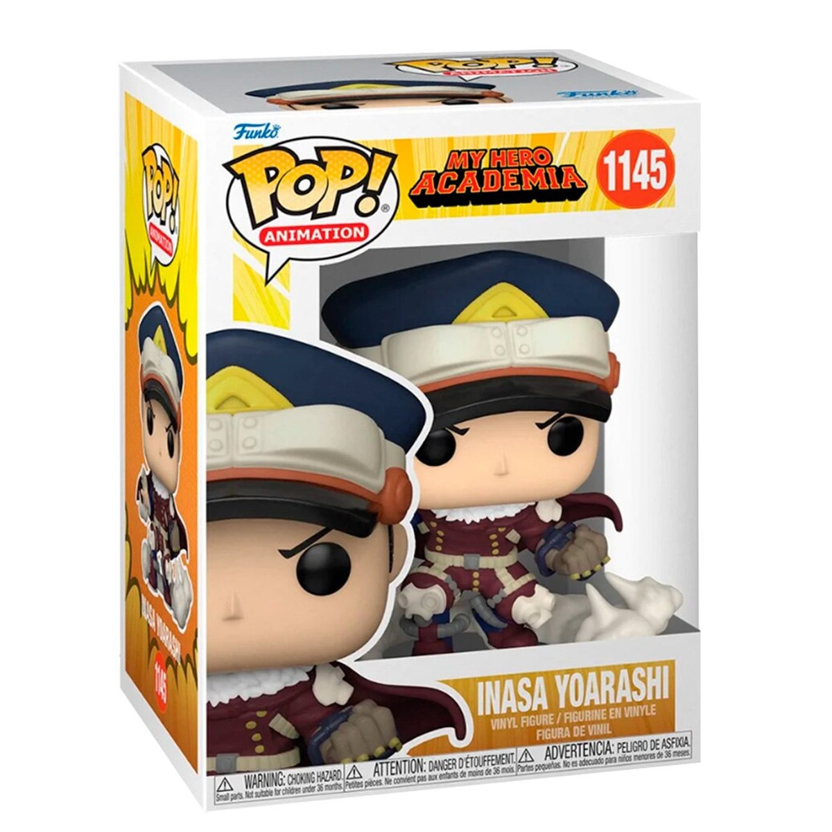 Funko Pop! Inasa Yoarashi 58600 My Hero Academia Anime Figura De Coleccion #1145. image number null