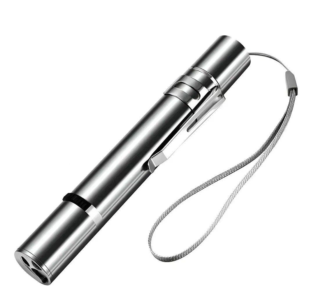 Puntero L&aacute;ser De Juguete Para Gatos 7 En 1 Con Carga Usb plata image number null