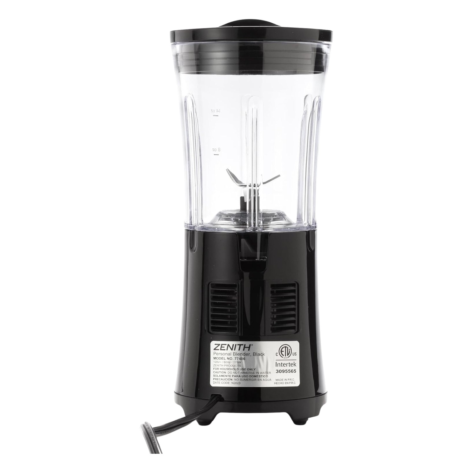 Licuadora Personal Zenith 350W Vaso Individual Color Negro image number null