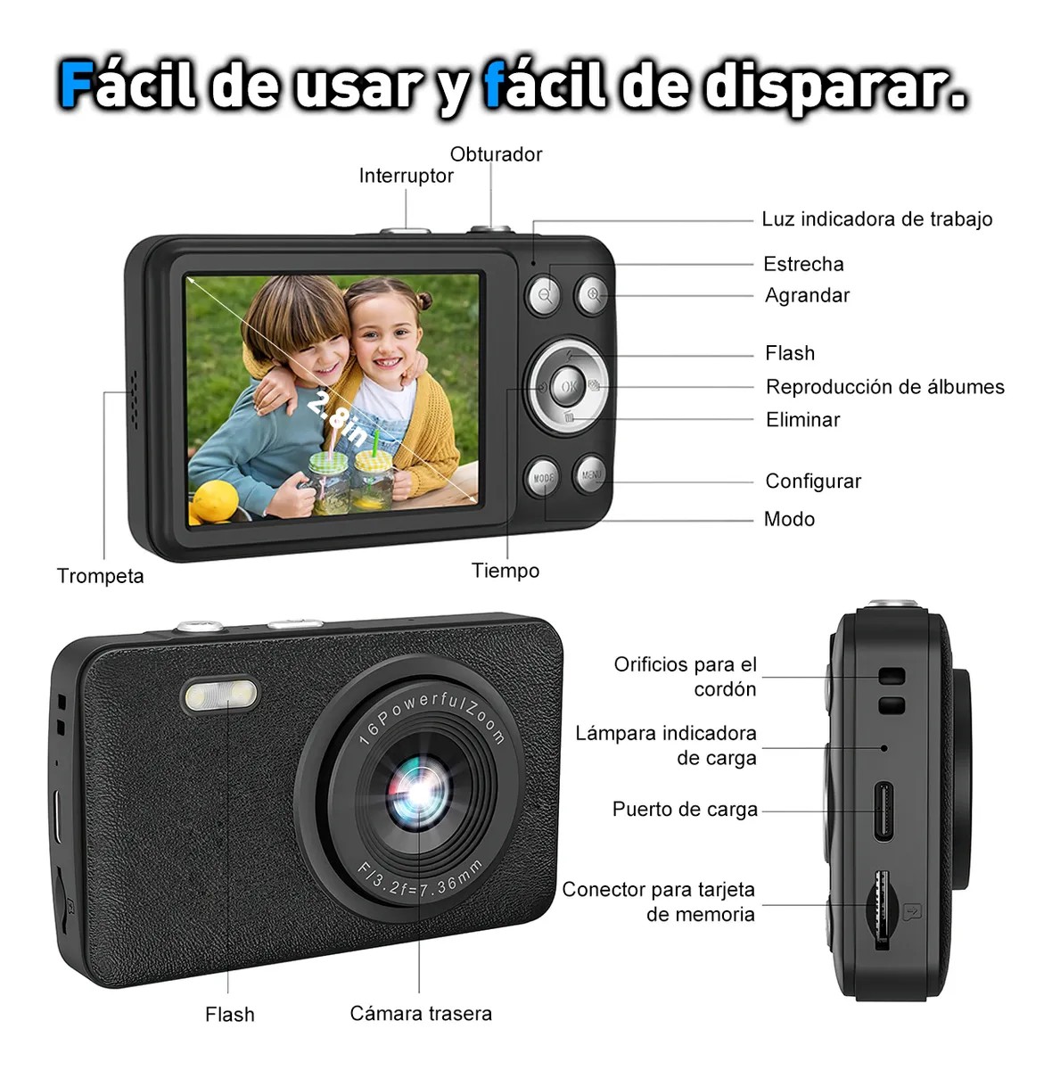 C&aacute;mara Digital 1080p Hd Video Audio Webcam Principiante image number null