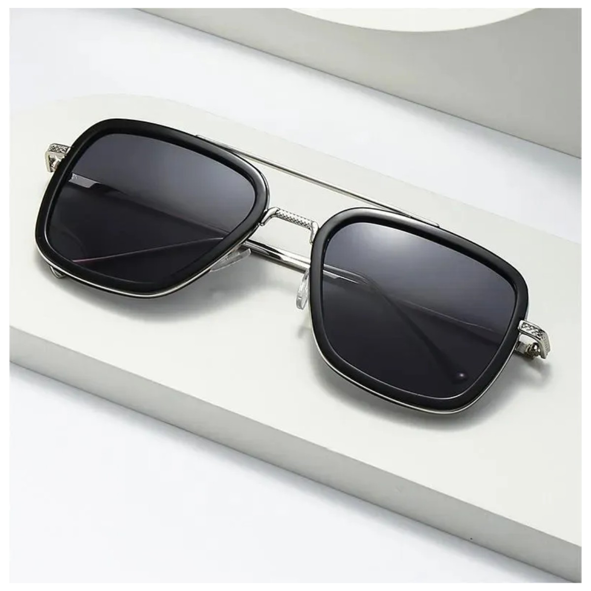 Lentes Para Hombre Cuadrado Moda image number null