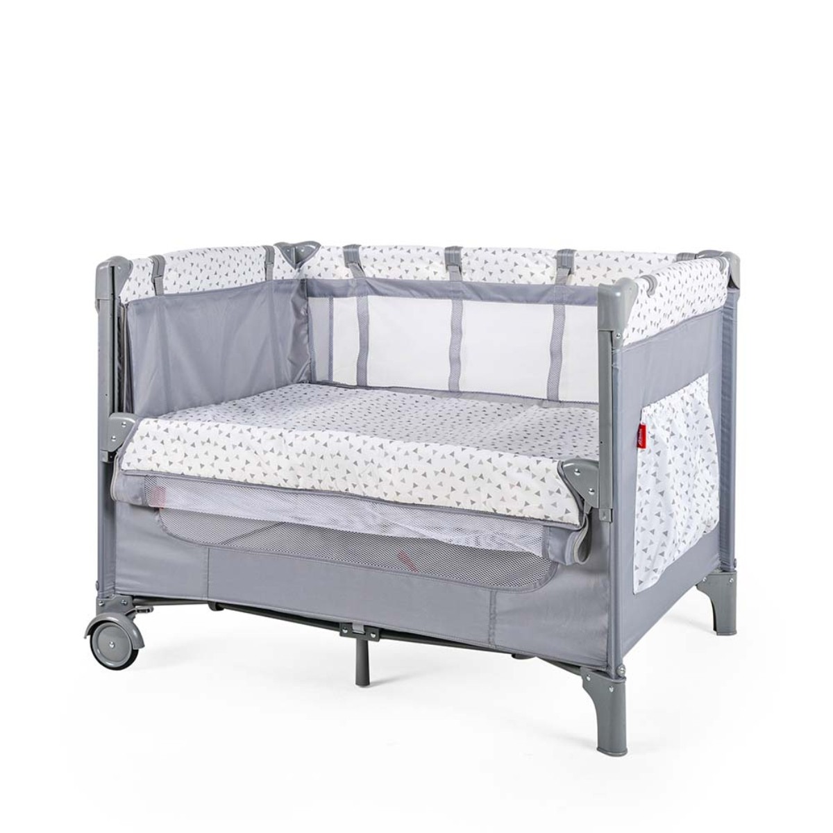 Corral Cuna D'Bebe Colecho Love & Care Gris ENDY12 image number null