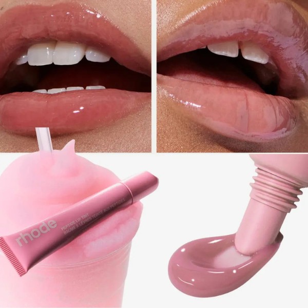 Set Maquillaje y Cuidado Labial Rhode 4 Piezas Peptide Lip Tint 2 Tonos, Blush Y Jelly Bean Pouch image number null