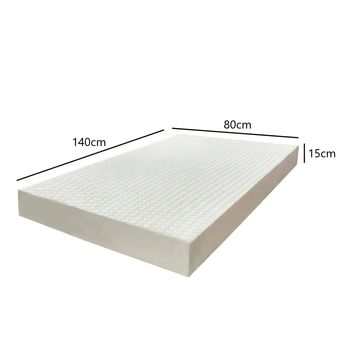 Colchon Infantil Cuna Memory Foam Corral Bebe Hipoalerg&eacute;nico 140x80x15cm image number null