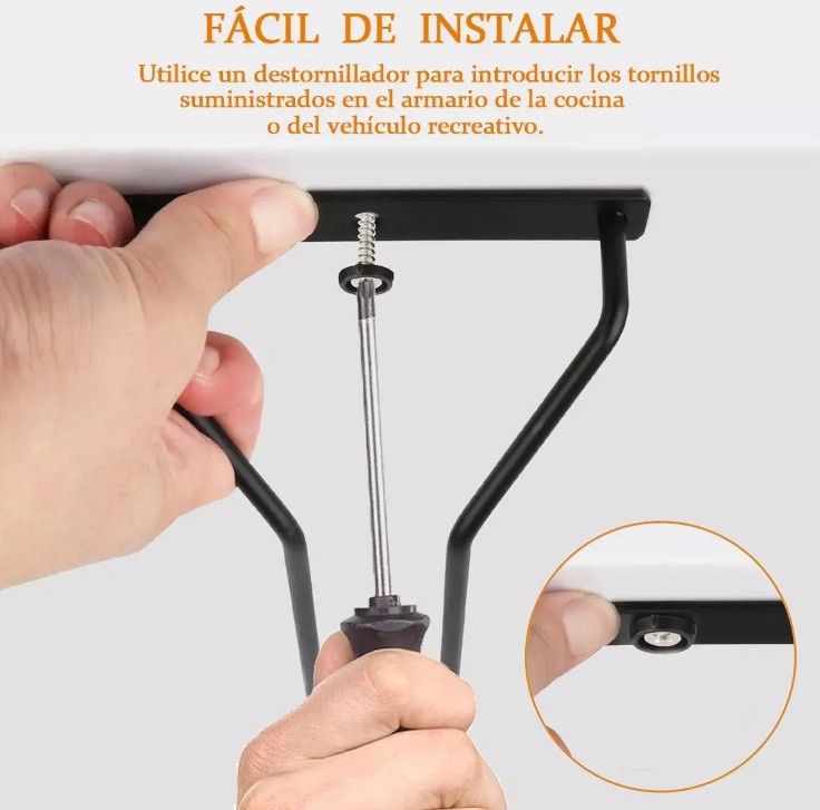 4pcs 14in Soporte Para Copas De Metal Vino Estante Colgante image number null
