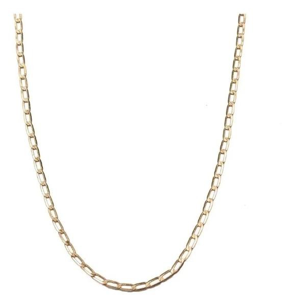 CADENA INGLESA 50 CM CALIBRE 1.5 MM ORO DORADO 14 KILATES image number null