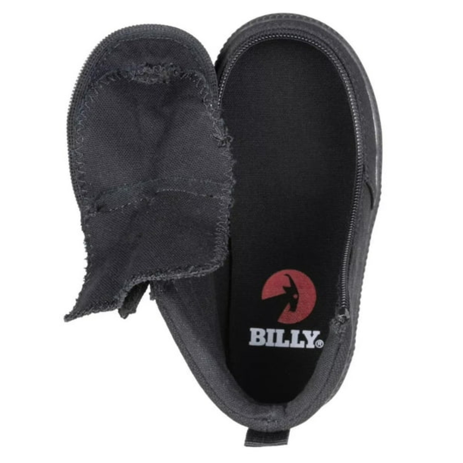 Tenis Infantiles Billy Footwear Harmon Negro Talla 10T con Cierre y Agujeta Suela Antiderrapante image number null
