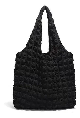 Bolso Hombro Bolsa Tote Mano Mujer Acolchada Cloud Burbujas image number null