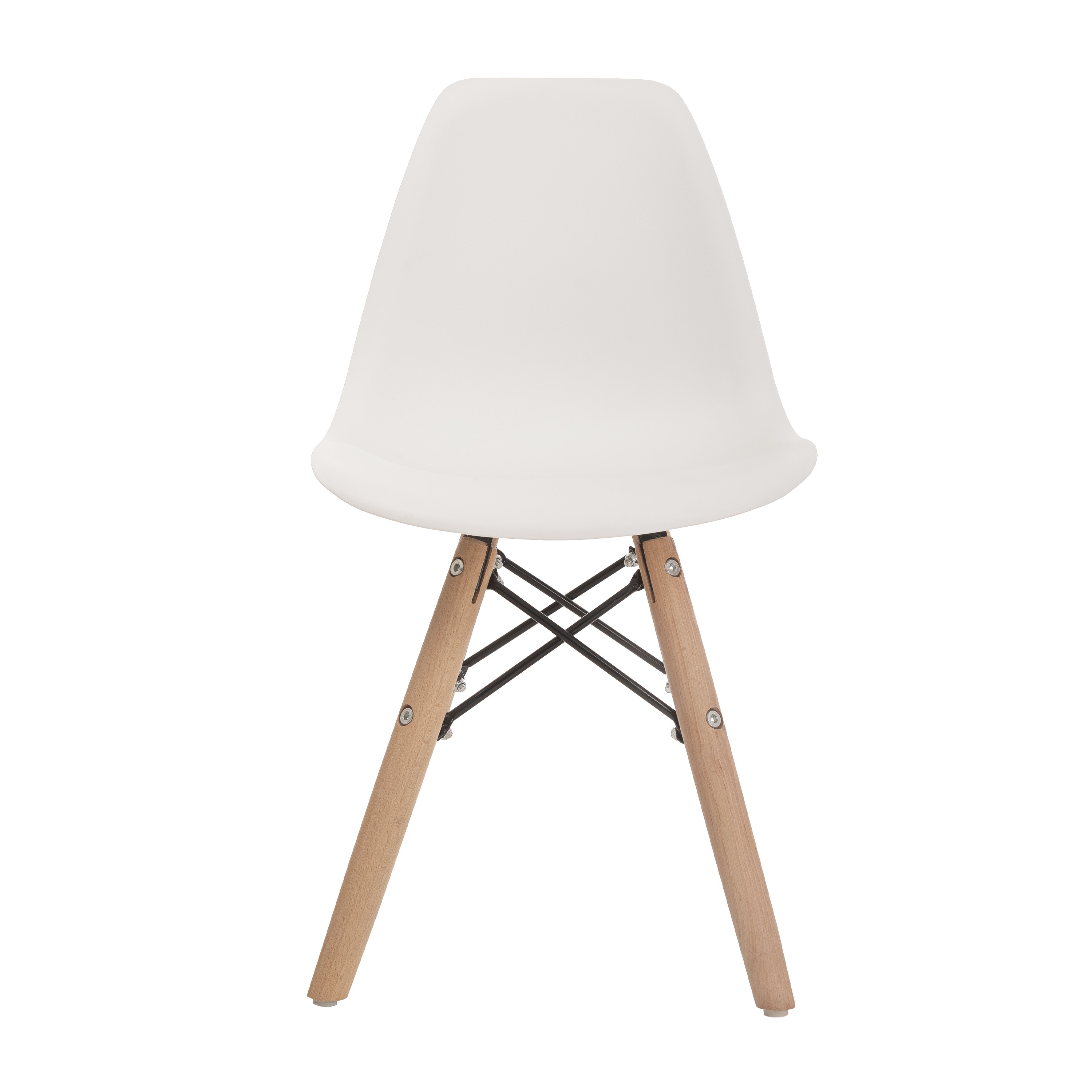 Silla Eames infantil para ni&ntilde;os y ni&ntilde;as dise&ntilde;o Moderno (blanca, gris clara y Rosa) Duduk . image number null