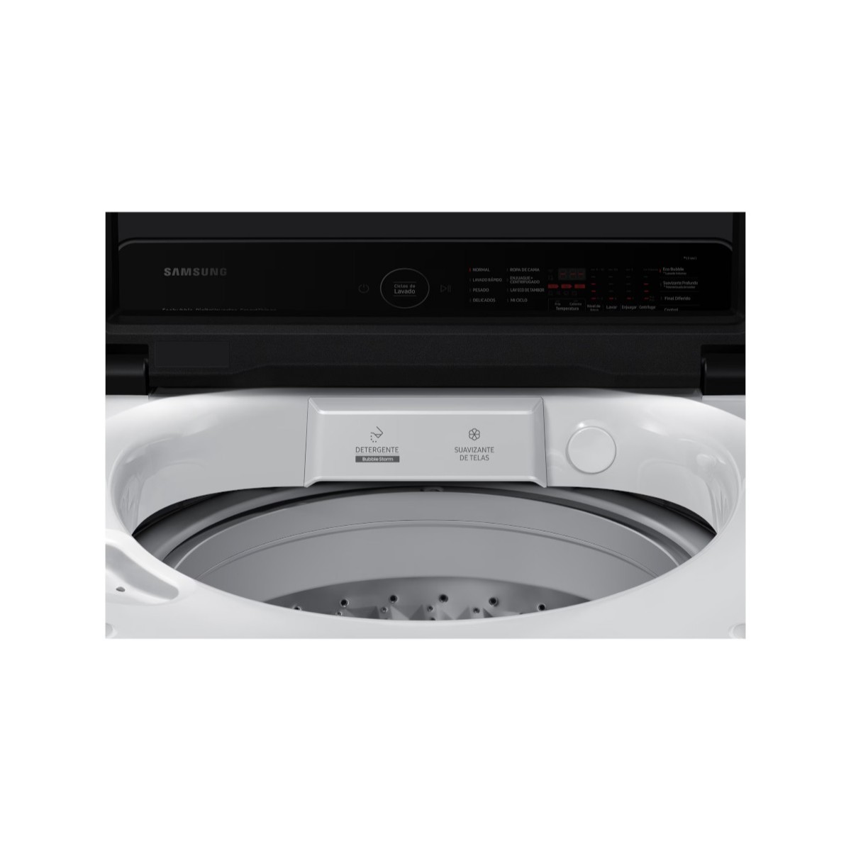 Lavadora Autom&aacute;tica Samsung 19 Kilos Carga Superior Digital Inverter Blanca WA19CG6442BW image number null