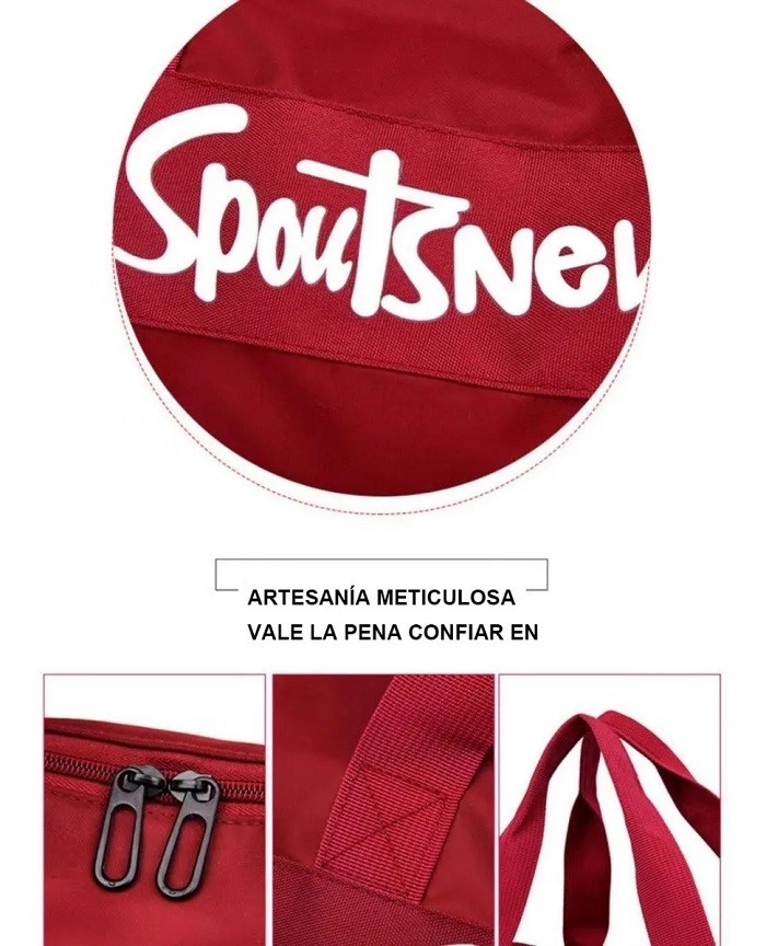 Bandolera Deportiva Multifuncional Color Rojo image number null