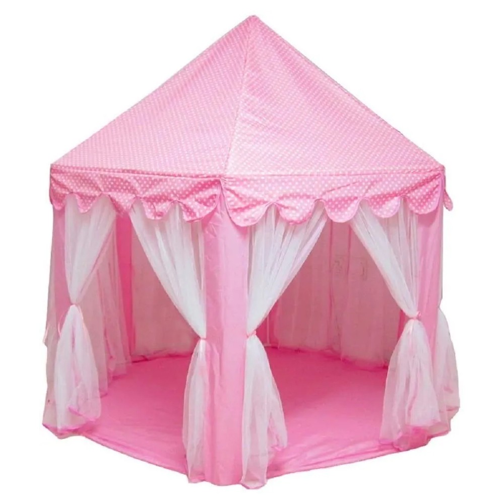 Castillo Carpa Casa Princesa Ni&ntilde;os Juego Tienda Port&aacute;til Pro. image number null
