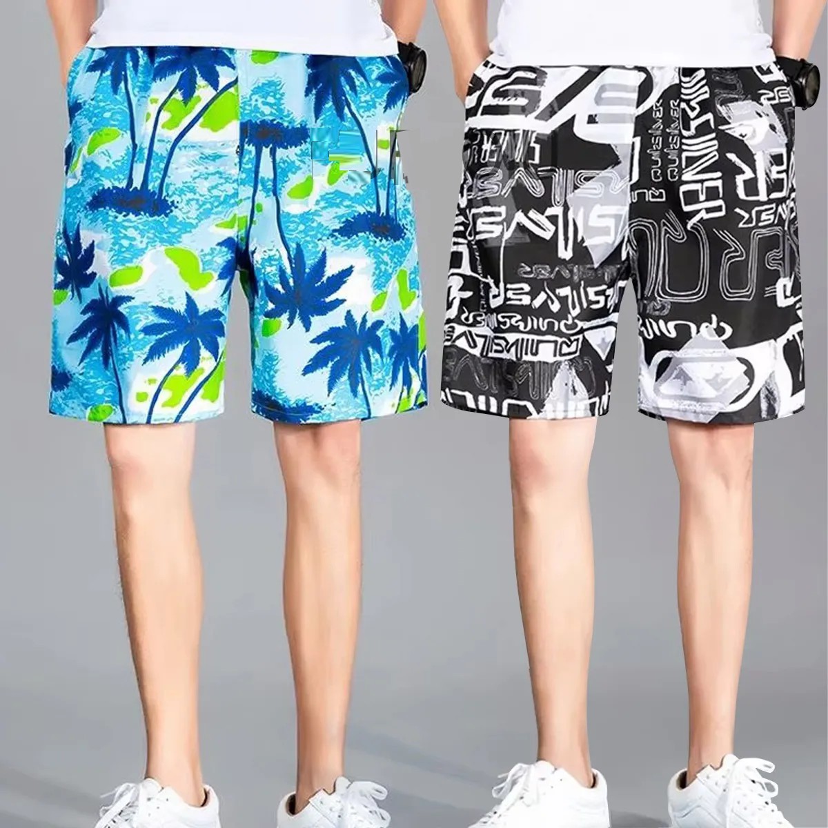 2pz Traje Ba&ntilde;o Para Hombre Playa Short Ba&ntilde;ador Rapido Secado Talla: 2XG image number null