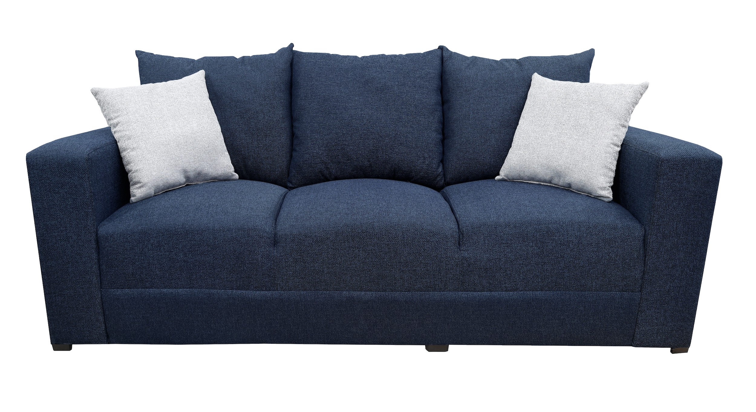 Sofa El Bazar Store Miami Lino Azul marino 3 plazas, Modular, Moderno, Sala image number null