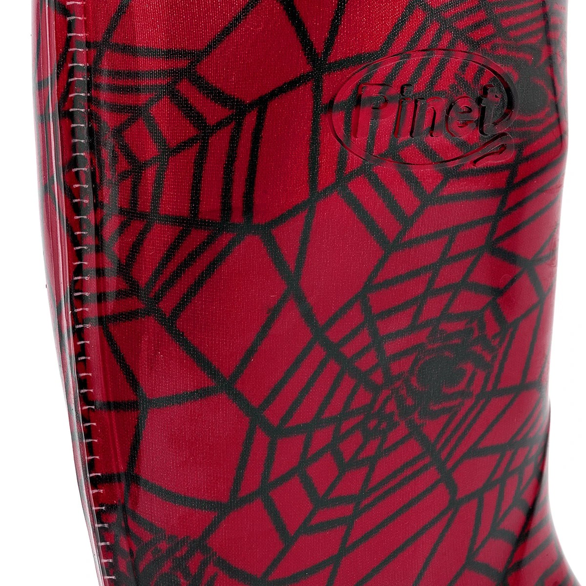 ZAPATO LLUVIA Pinet NI&Ntilde;O PTELARANA COLOR ROJO NEGRO image number null