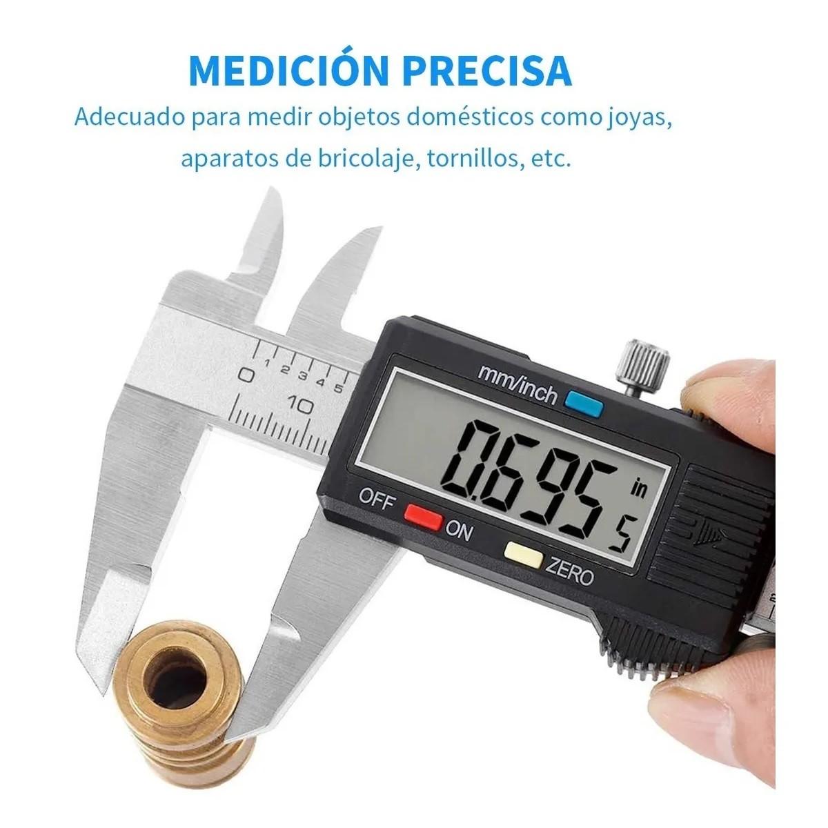 Calibrador Vernier Digital Pie De Rey 6in Precisi&oacute;n 0.01mm image number null