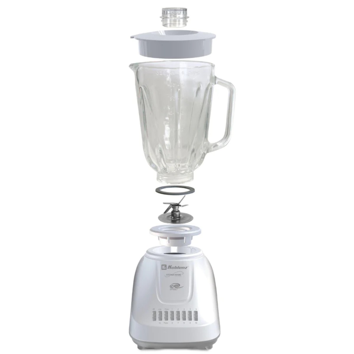 Licuadora Koblenz Gourmet LKM-5910 VB / LKM5910VB 500W Vaso Vidrio Blanca ENDY3 image number null