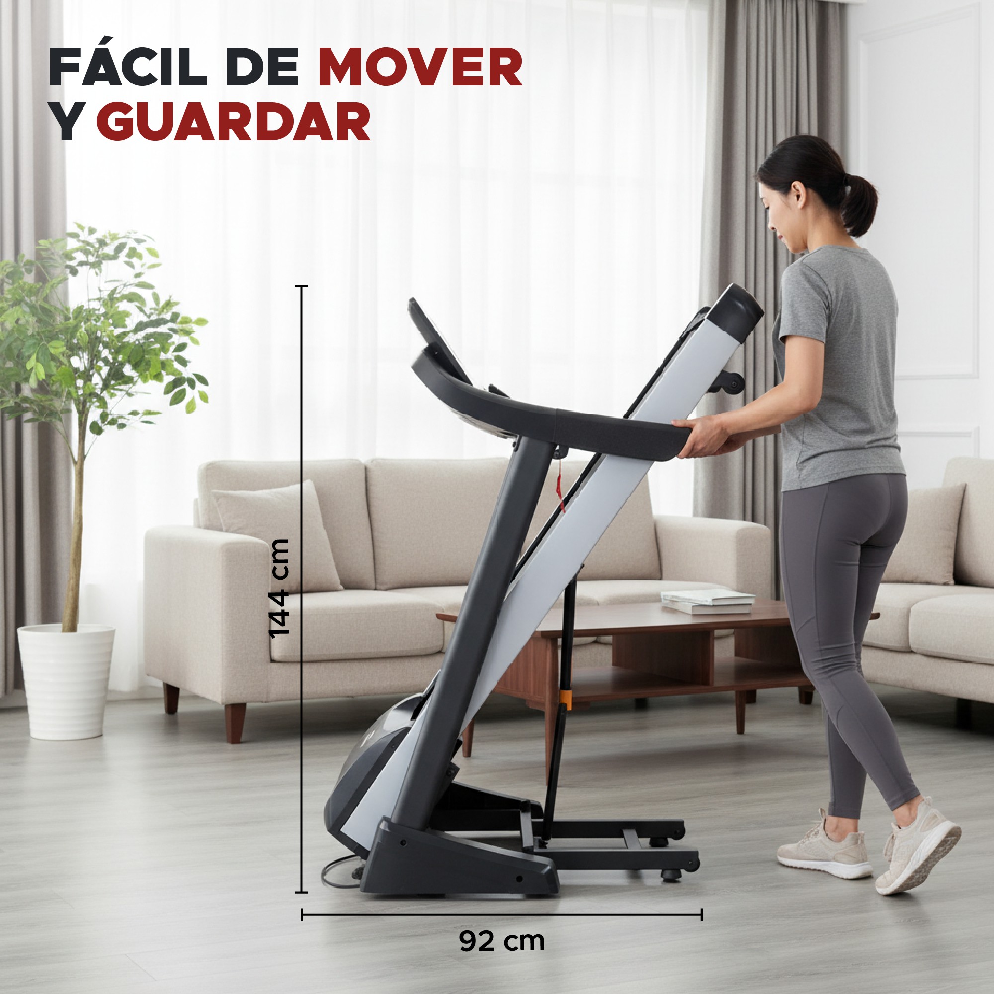 Caminadora El&eacute;ctrica X-Rush Thunder 18km/h &ndash; Plegable, Compacta Y Con Monitoreo De Progreso image number null