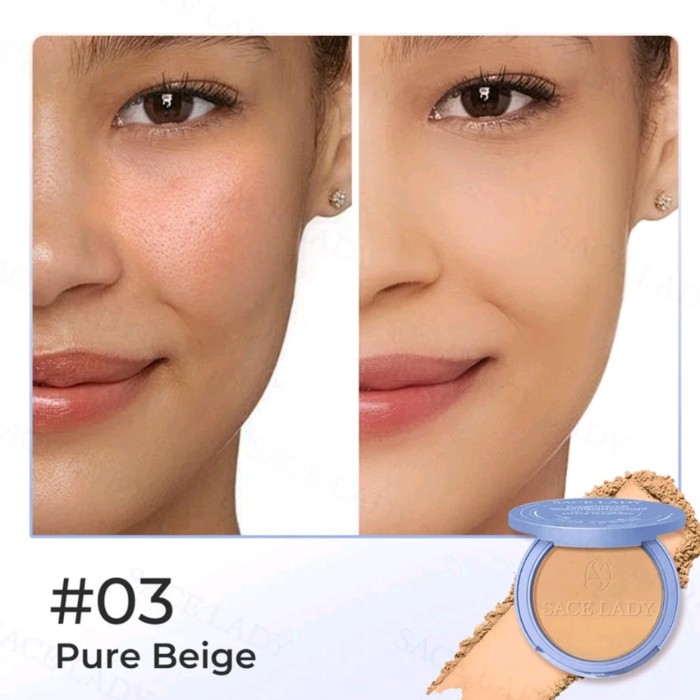 Combo 2 Pcs Polvo Compacto Mate + M&aacute;scara Voluminizadora Impermeable Waterproof Look Duradero Maquillaje Base, Rimel image number null