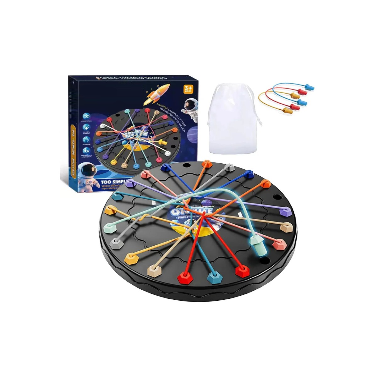 Juego De Mesa Familiar Juego De Desenredar Cuerdas image number null