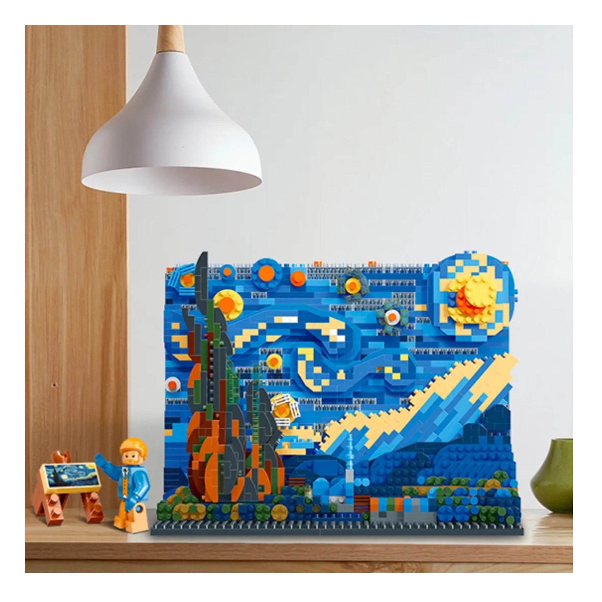 Coleccionable de la Noche Eterna en Miniatura , (Construye el tema de la noche y moviento art&iacute;stico) Excelente Armable image number null
