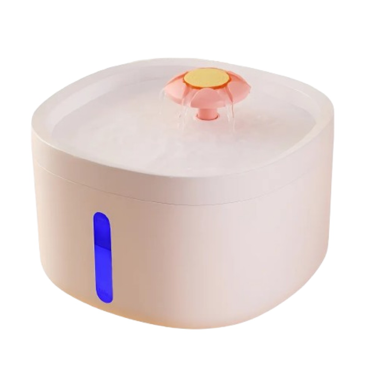 Bebedero Autom&aacute;tico Para Perros y Gatos 2.6L con UV Antisalpicaduras Color Rosa image number null
