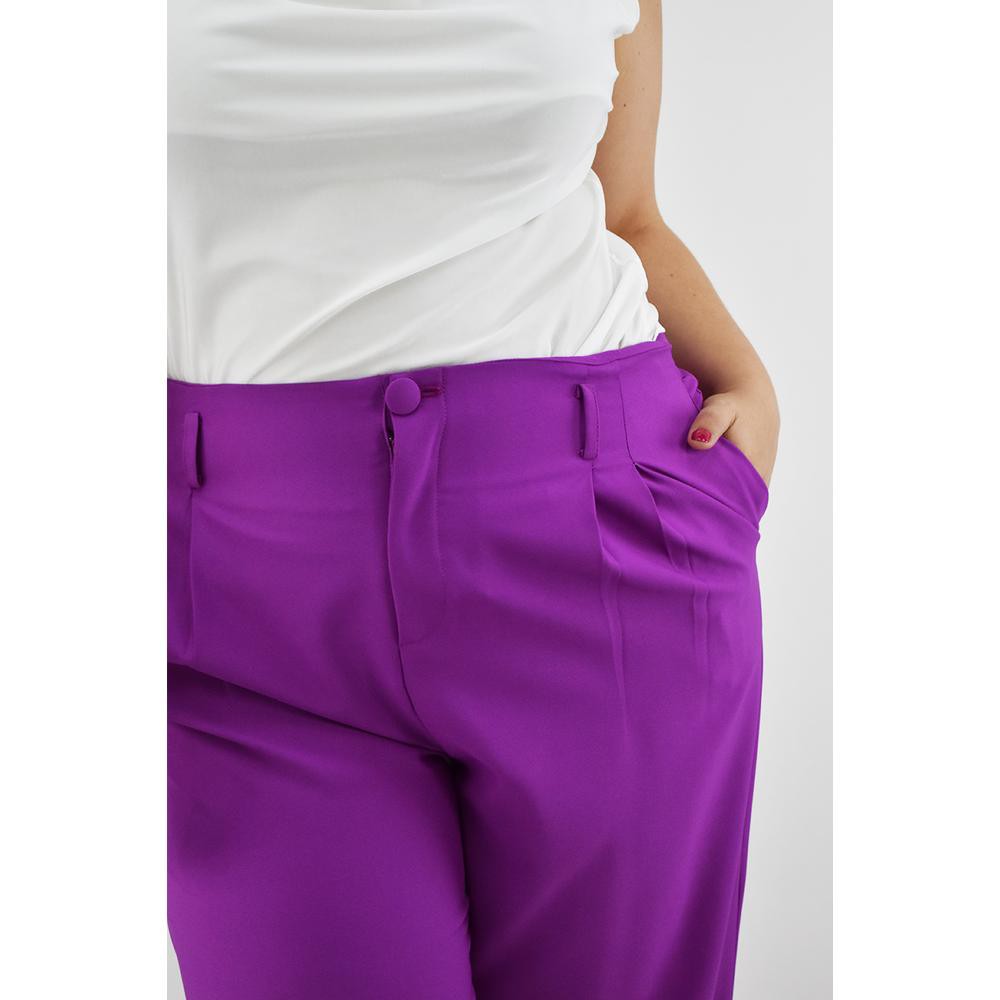 Pantalon de vestir Roman Fashion /Tallas Extras, 1380 (Magenta) image number null