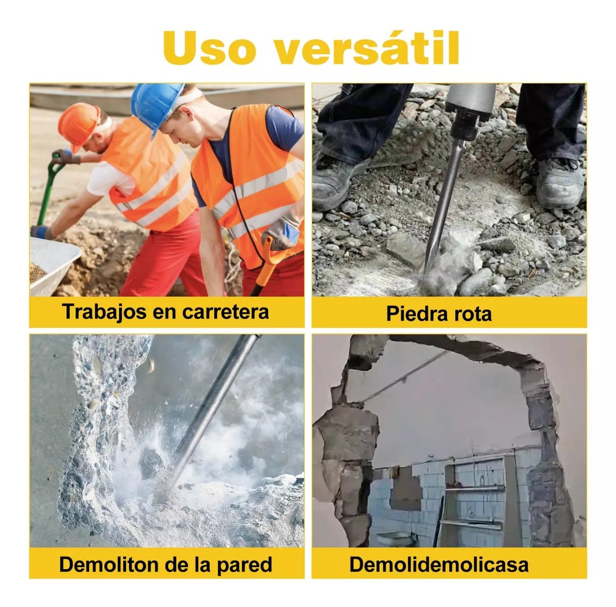 4500w Rompedor De Concreto Demoledor Profesiones Con Gafas image number null
