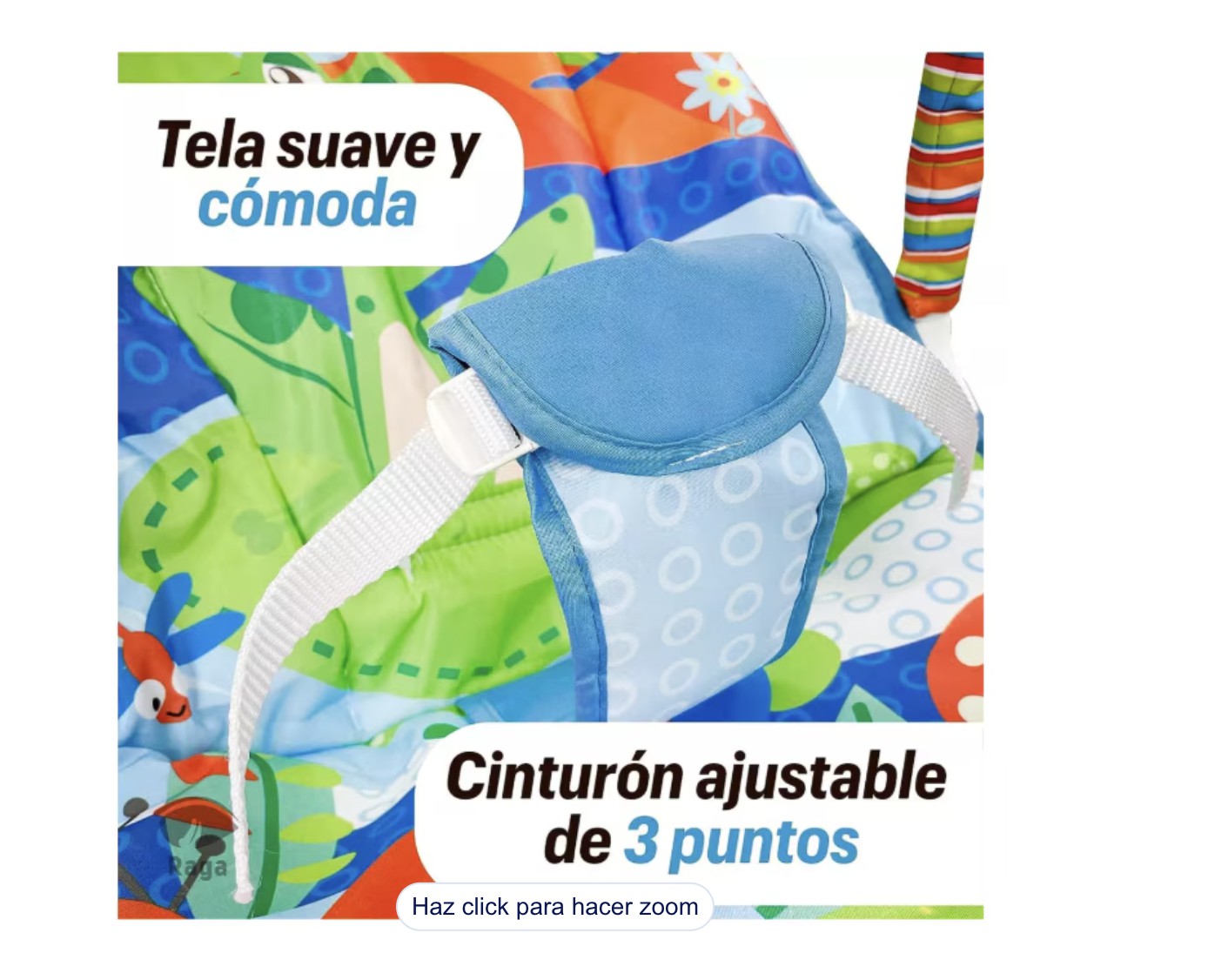 Silla Vibradora para Beb&eacute; Modelo Azul image number null