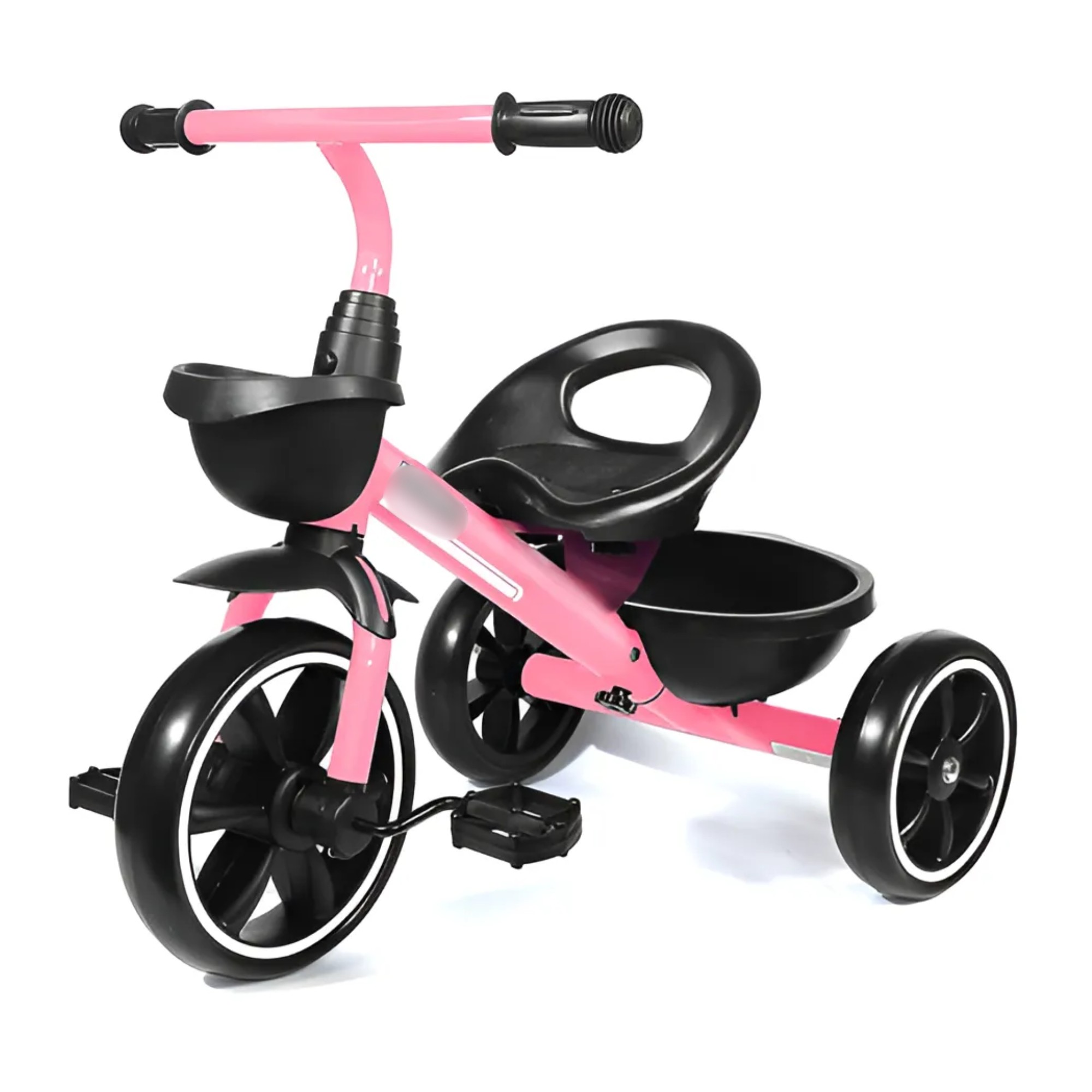 Kriddo Kids Triciclo De 18 Meses A 4 A&ntilde;os, Toddler Kids Tri Triciclo 'Pink Cruiser': &iexcl;A Rodar!" de Alta Calidad y Dise&ntilde;o image number null