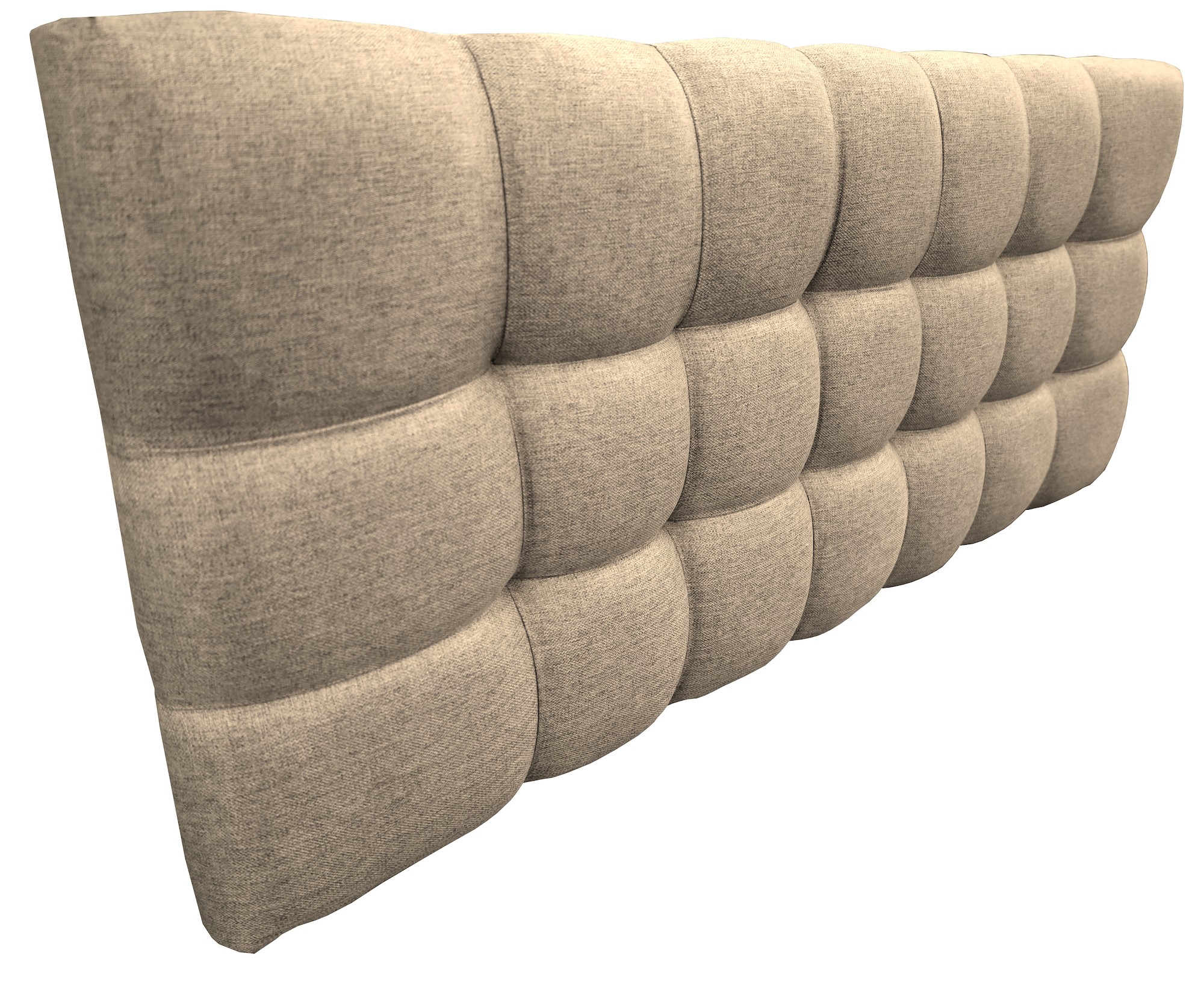 Cabecera El Bazar Store Linq King Size Beige, Ajuste de altura image number null