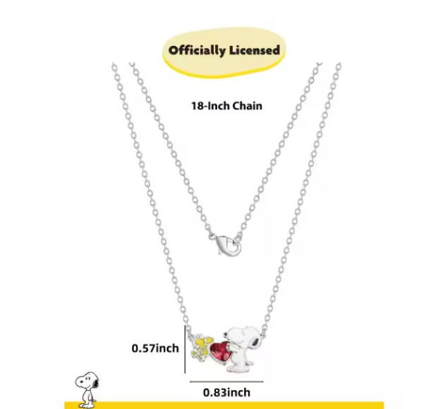Set De Collar Y Pulsera Snoopy image number null