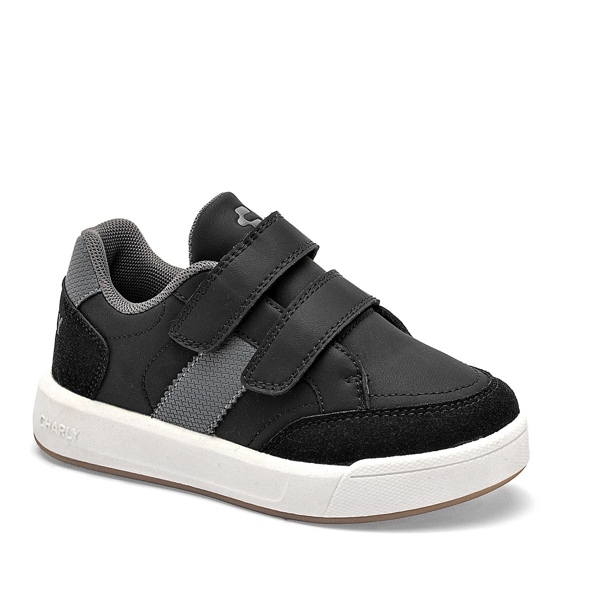 Charly Tenis Negro Gris Para Ni&ntilde;o Cod.139631 image number null