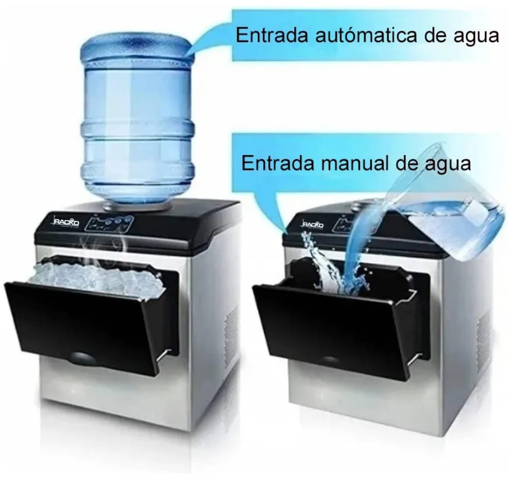 M&aacute;quina De Hielo Con Garraf&oacute;n Hasta 25kg X Dia Color Gris image number null