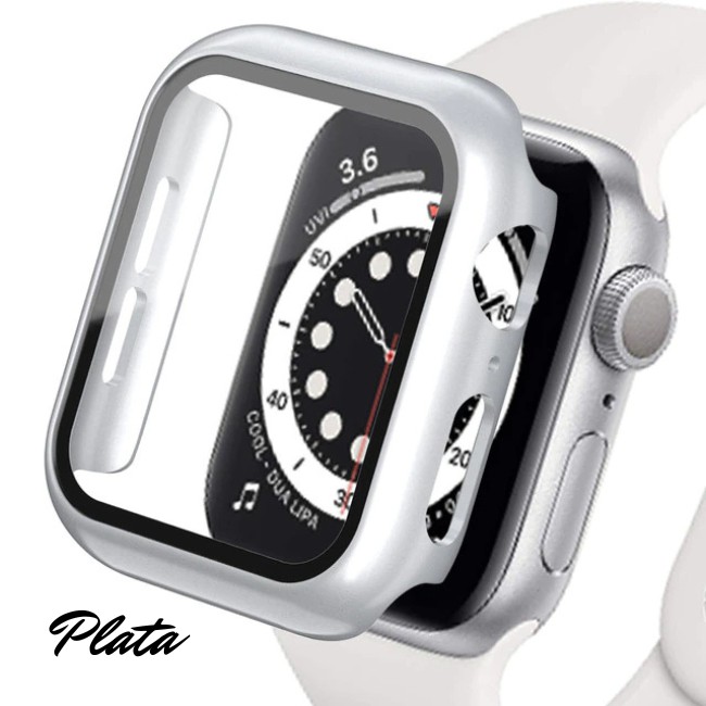 Case para Apple Watch, SET 2 PCS, Carcasa de 44mm / 45mm con Protector de Pantalla Cristal Templado HD image number null