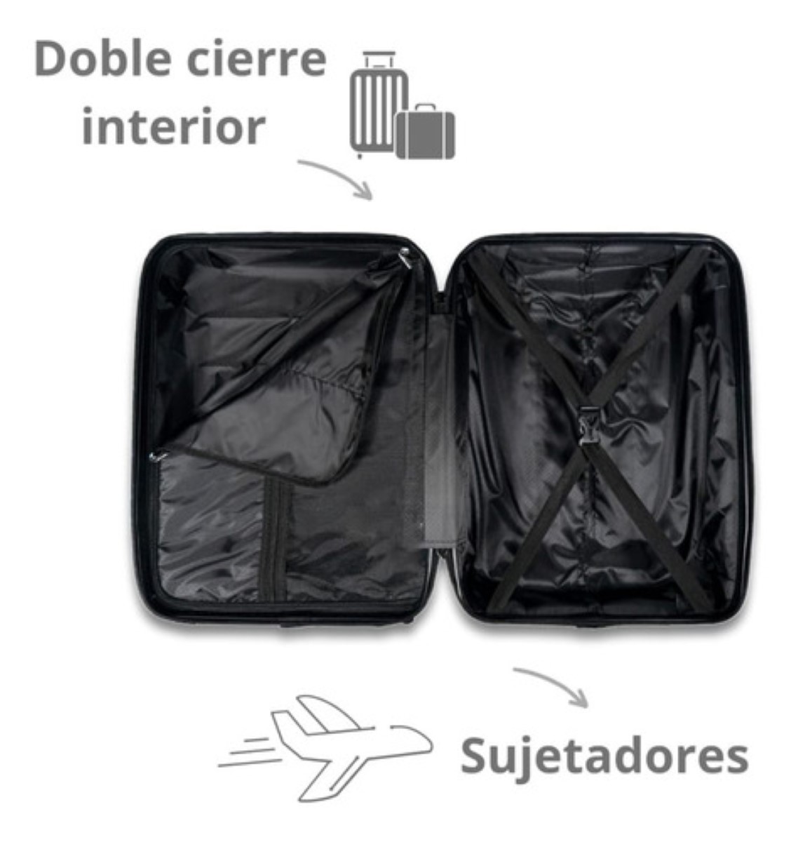 Maleta Para 10 Kg Cabina C/candado De Seguridad Doble Llanta Rosa image number null