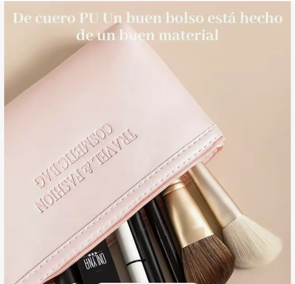 Estuches De Maquillaje Bolsa Cosmetiquera Set 3 Neceser Modelo Negro image number null
